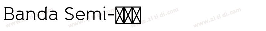Banda Semi字体转换